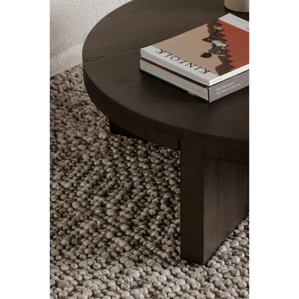 Folke Round Coffee Table Dark Brown - Image 8