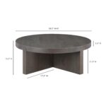 Folke Round Coffee Table Dark Brown BC-1117-21 BC 1117 21 70