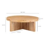 Folke Round Coffee Table Natural BC-1117-24 BC 1117 24 70