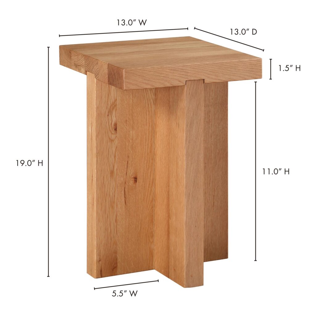 Folke Side Table Natural - Image 8