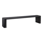 Post Large Dining Bench Black BC-1121-02-0 BC 1121 02 01