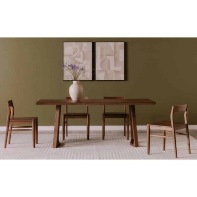 Owing Dining Chair Walnut Brown - Set of Two BC-1123-03 BC 1123 03 50