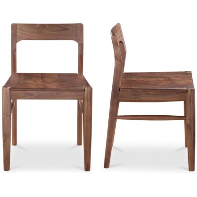 Owing Dining Chair Walnut Brown - Set of Two BC-1123-03 BC 1123 03 81