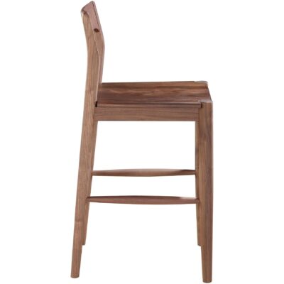Owing Counter Stool Walnut Brown 11 Owing Counter Stool Walnut Brown BC-1124-03 BC 1124 03 02