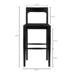 Owing Barstool Black BC-1125-02 BC 1125 02 70