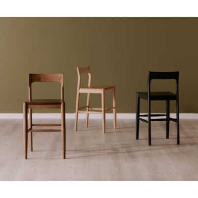 Owing Barstool Walnut Brown 14 Owing Barstool Walnut Brown BC-1125-03 BC 1125 03 30