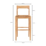 Owing Barstool Natural Oak BC-1125-24 BC 1125 24 70