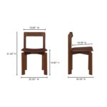 Daifuku Dining Chair Brown – Set Of Two BC-1128-20 BC 1128 20 70