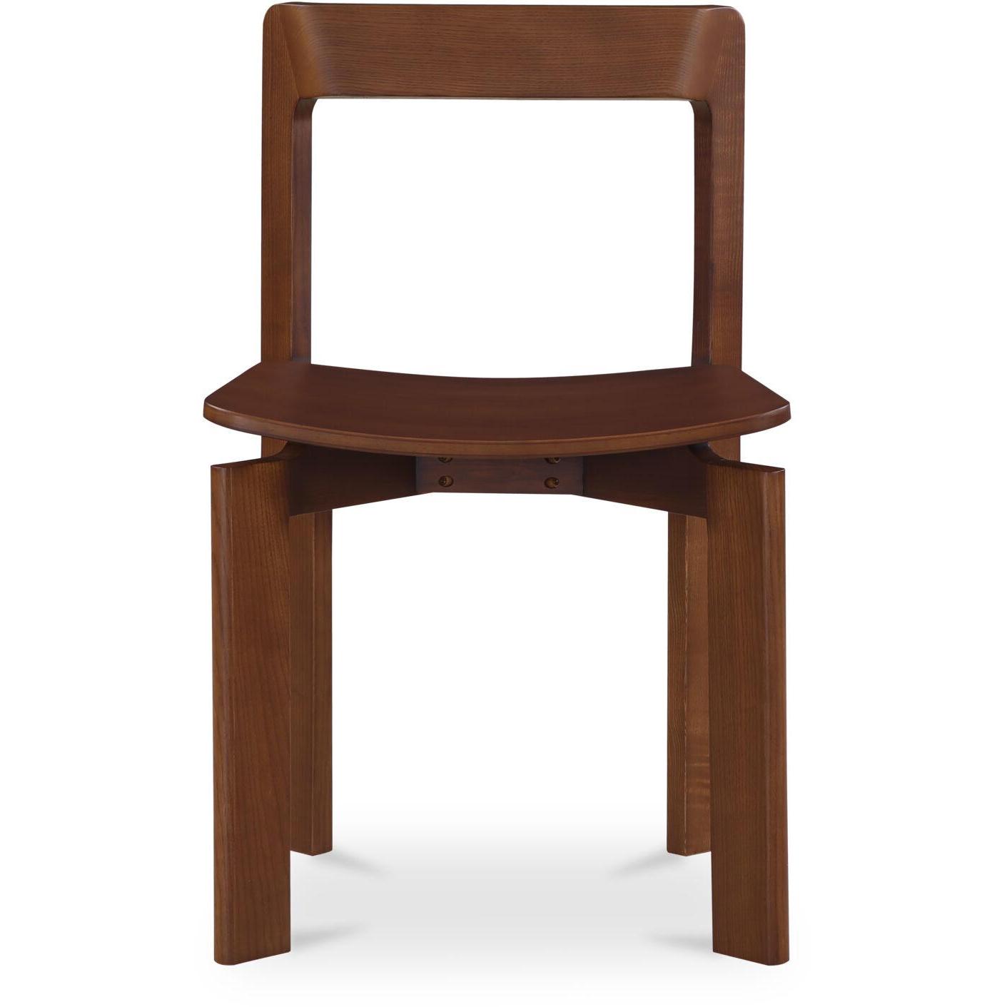 Daifuku Dining Chair Brown – Set Of Two 4 Daifuku Dining Chair Brown – Set Of Two - Image 4