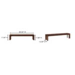 Daifuku Large Dining Bench Brown BC-1130-20 BC 1130 20 70