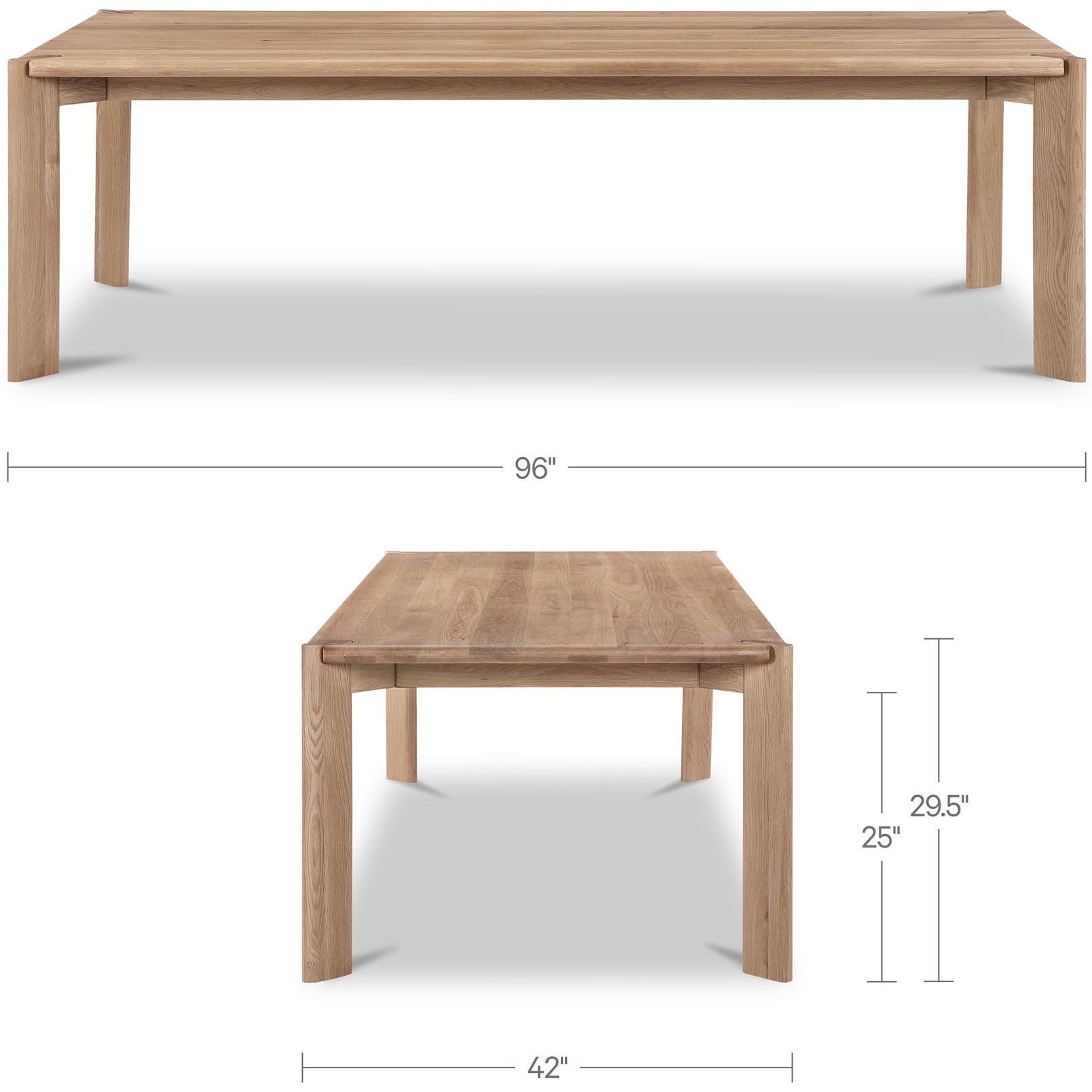 Daifuku Large Dining Table Brushed Natural Oak 2 Daifuku Large Dining Table Brushed Natural Oak - Image 2