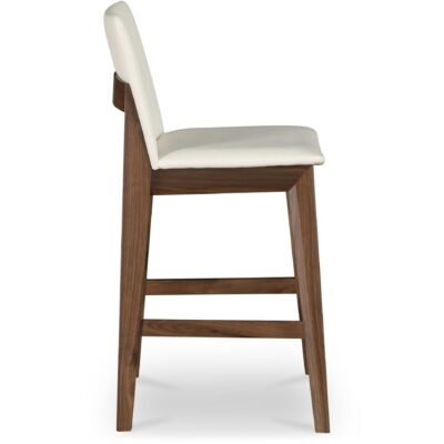 Deco Counter Stool White PVC BC-1137-05 BC 1137 05 Deco side shadsilo