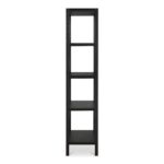 Nolan Bookcase Black BC-1141-02 BC 1141 02 Nolan side shadsilo