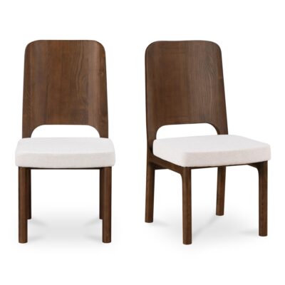 Kerr Dining Chair Walnut-Stained Ash Beige - Set Of Two
