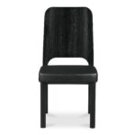 Kerr Dining Chair Vegan Leather Black - Set Of Two BC-1143-02 BC 1143 02 Kerr front shadsilo