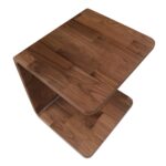 Carrie Side Table Walnut BC-1147-03 BC 1147 03 Carrie diagL top shadsilo