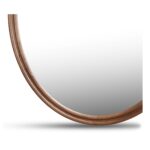 Alcott Oval Mirror Walnut BC-1148-03 BC 1148 03 Alcott closeup shadsilo