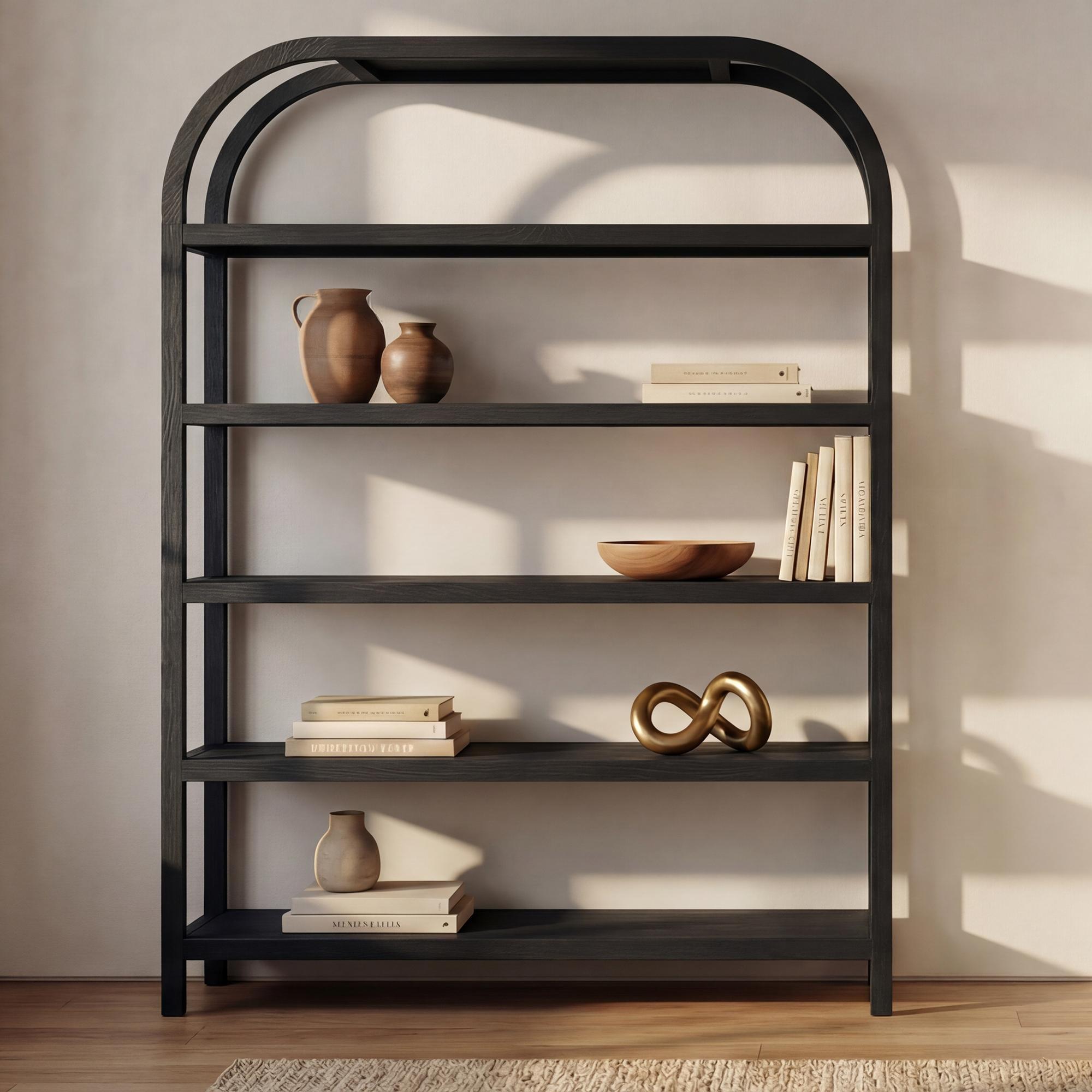 Eero Bookcase Large Black 2 Eero Bookcase Large Black - Image 2