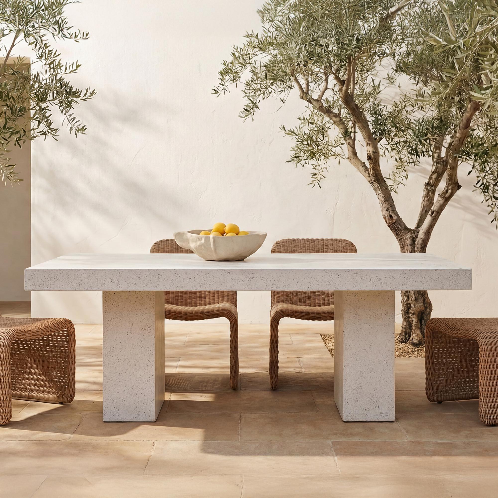 Antonius Outdoor Dining Table Terrazzo 2 Antonius Outdoor Dining Table Terrazzo - Image 2