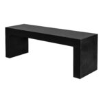 Lazarus Outdoor Bench Black BQ-1005-02 BQ 1005 02 01