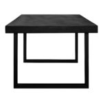 Jedrik Large Outdoor Dining Table Black BQ-1018-02-0 BQ 1018 02 02