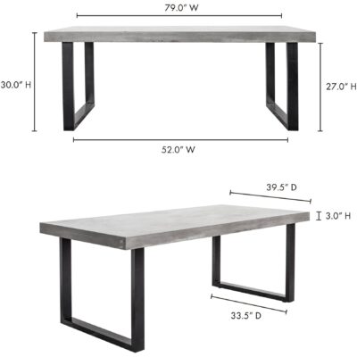 Jedrik Outdoor Dining Table Large 13 Jedrik Outdoor Dining Table Large BQ-1018-25-0 BQ 1018 25 70