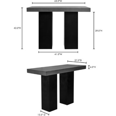 Lithic Outdoor Bar Table BQ-1035-25-0 BQ 1035 25 70