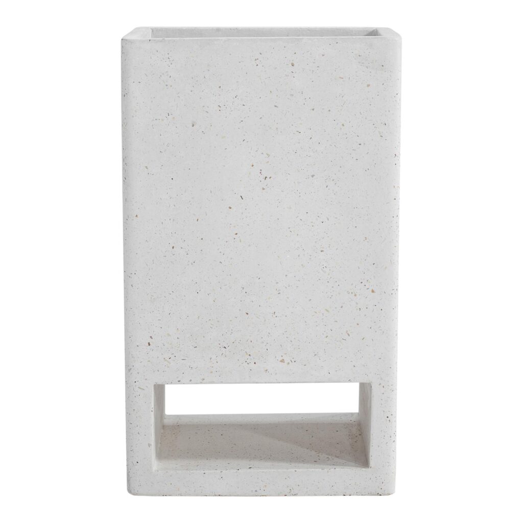 Bristol Planter Ivory Terrazzo BQ-1049-05 BQ 1049 05