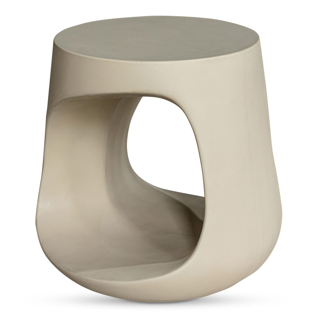 Rothko Outdoor Stool Cream - Image 2