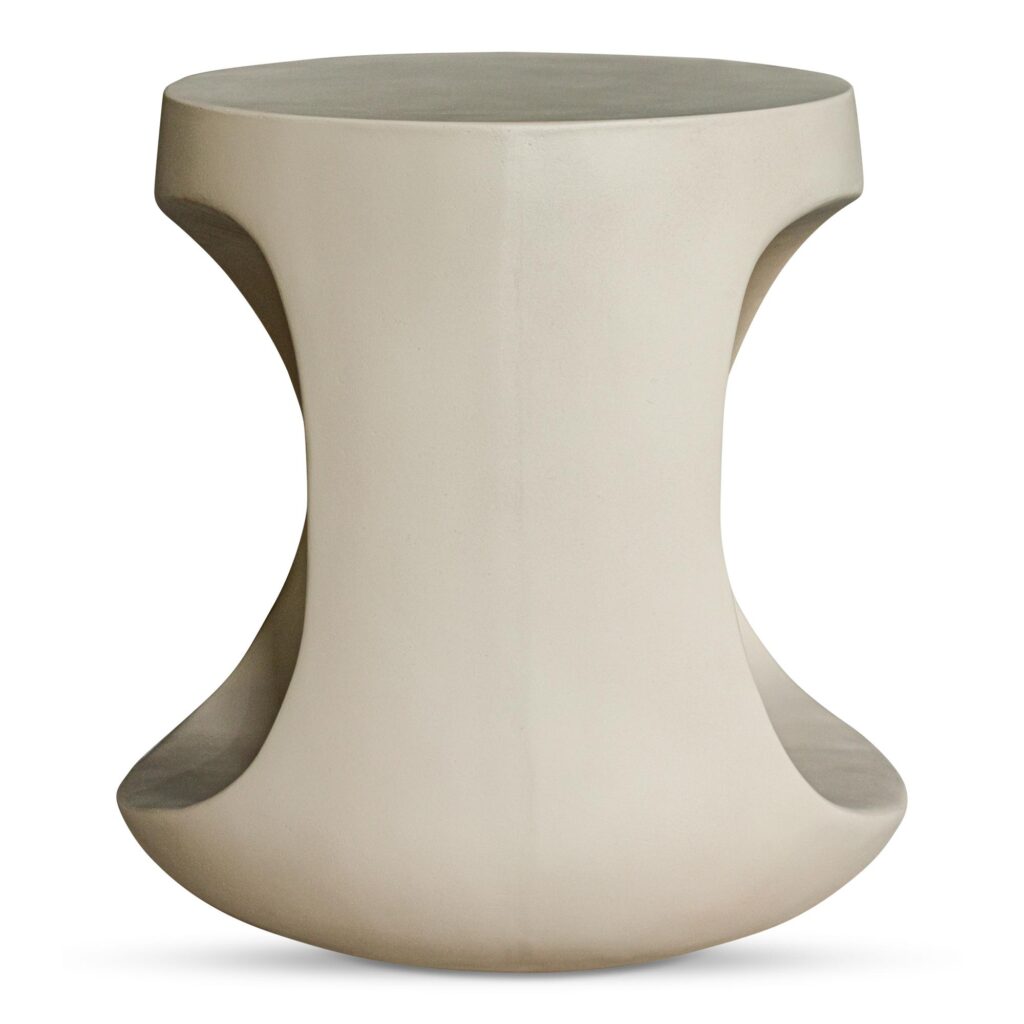 Rothko Outdoor Stool Cream - Image 3
