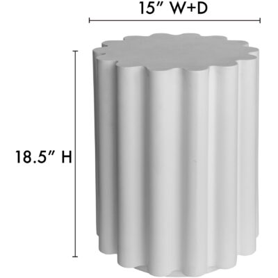 Taffy Outdoor Stool White 11 Taffy Outdoor Stool White BQ-1062-18 BQ 1062 18 70