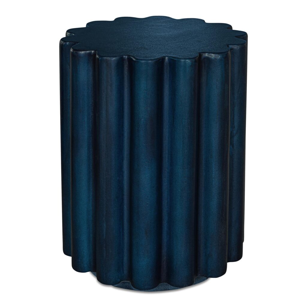Taffy Accent Table Navy  Blue
