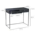 Atelier Desk Black BZ-1111-02 BZ 1111 02 70