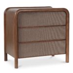 Rye 3 Drawer Nightstand Warm Brown BZ-1143-03 BZ 1143 03 02