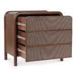 Rye 3 Drawer Nightstand Warm Brown BZ-1143-03 BZ 1143 03 03
