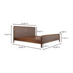 Rye Queen Bed Warm Brown BZ-1145-03-0 BZ 1145 03 0 70