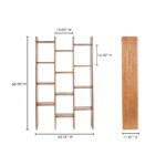 Orson Bookcase Brown BZ-1158-03 BZ 1158 03 70