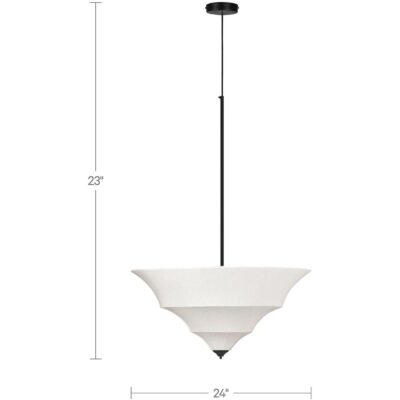 Corrina Pendant Lamp Large White BZ-1165-18 BZ 1165 18 Corrina 70