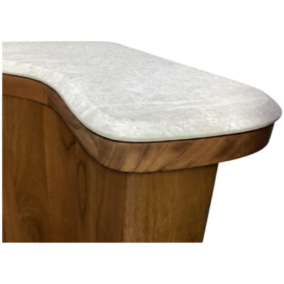 Abi Nesting Coffee Table Beige Cosmos Marble BZ-1169-34-0 BZ 1169 34 0 Abi closeup shadsilo