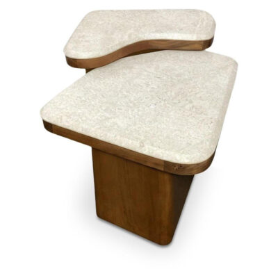 Abi Nesting Coffee Table Beige Cosmos Marble BZ-1169-34-0 BZ 1169 34 0 Abi diagL shadsilo