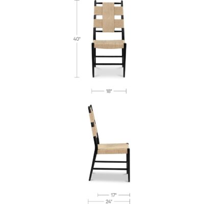 Laurel Dining Chair-Set Of Two BZ-1176-24 BZ 1176 24 70 dim