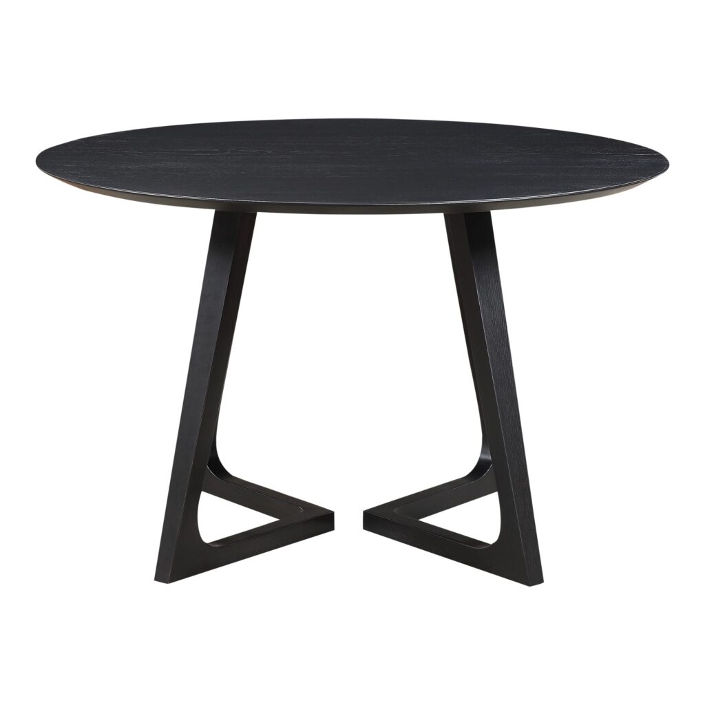 Godenza Dining Table Round Black Ash CB-1003-02-0 CB 1003 02