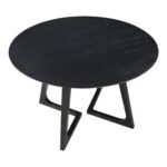 Godenza Dining Table Round Black Ash CB-1003-02-0 CB 1003 02 02