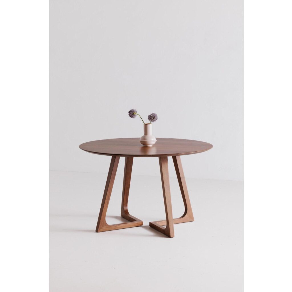 Godenza Dining Table Round Walnut - Image 8