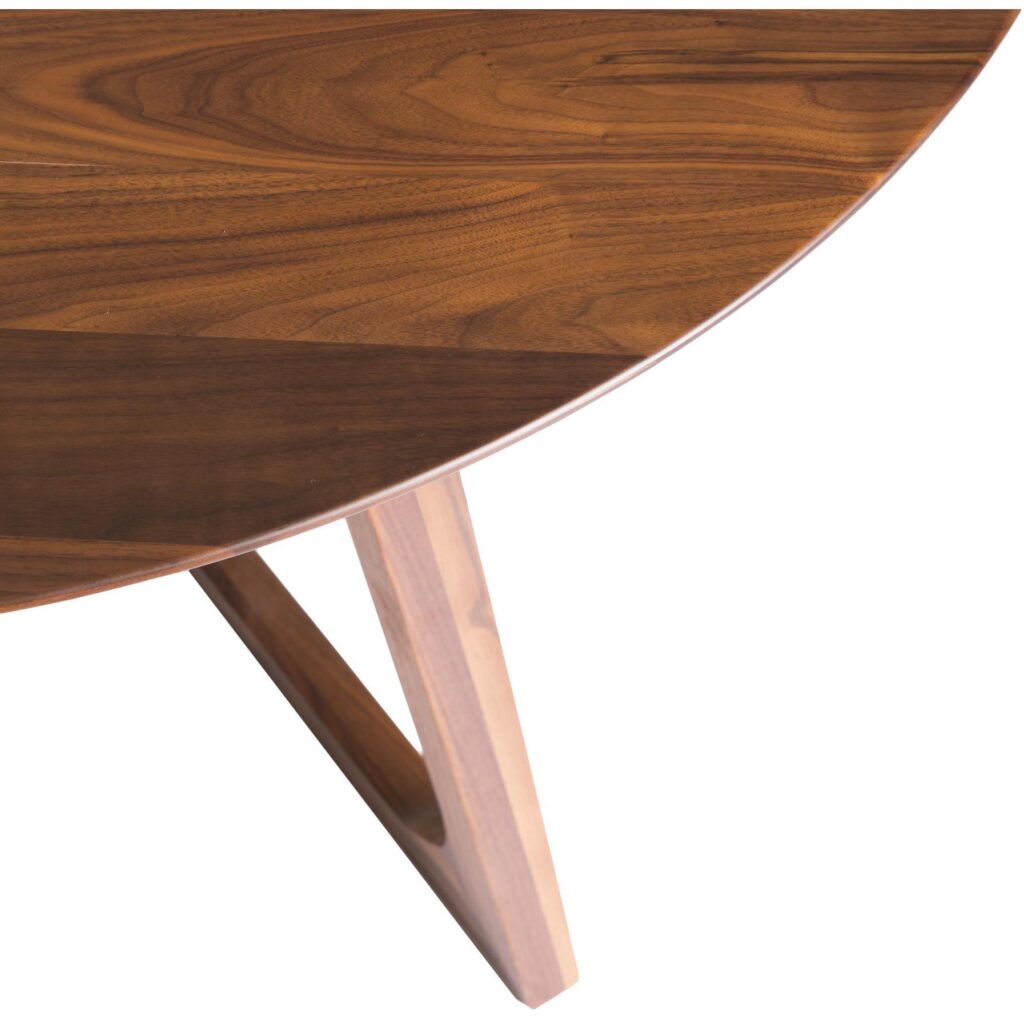Godenza Dining Table Round Walnut - Image 6