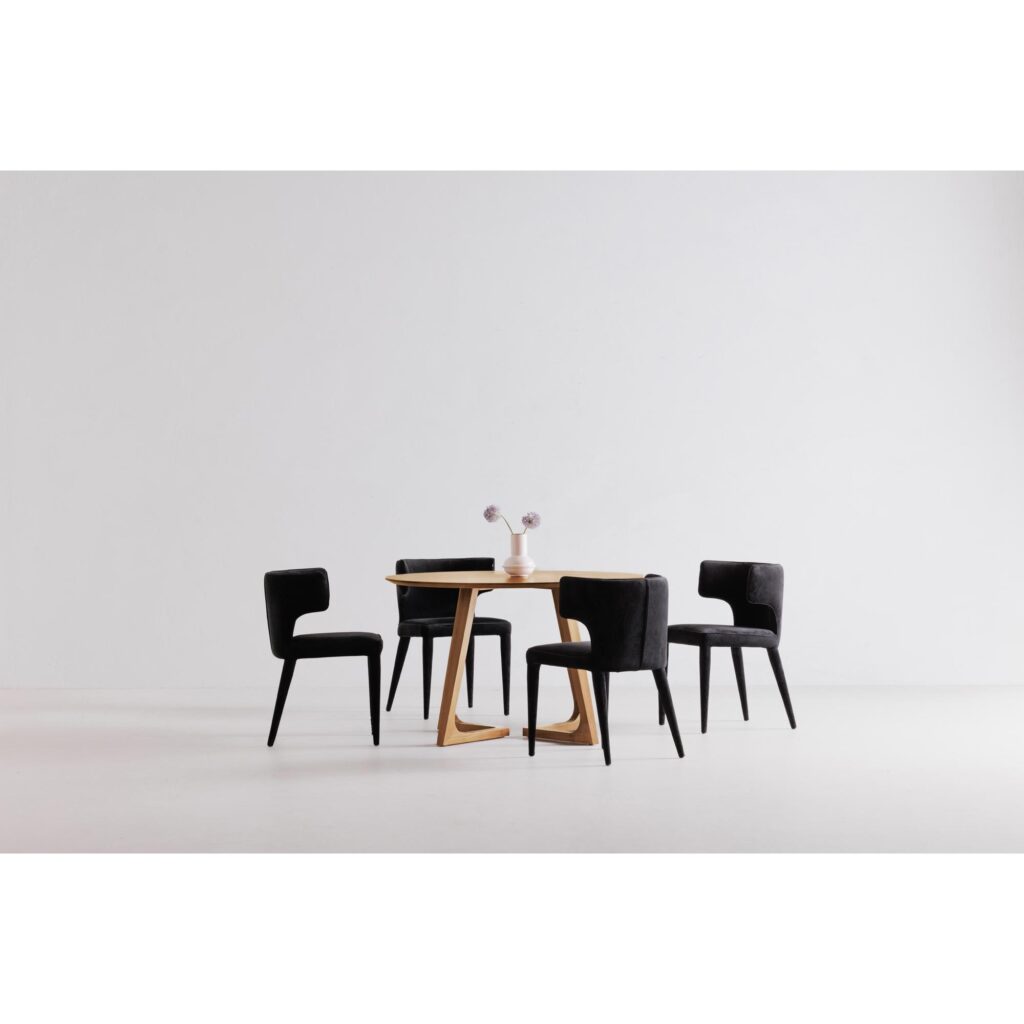 Godenza Round Dining Table Oak - Image 8