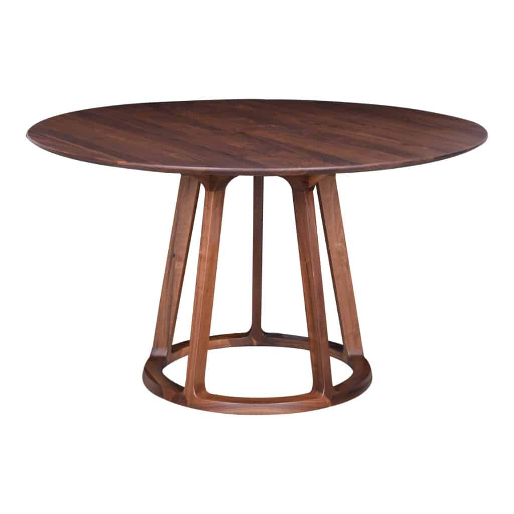 Aldo Round Dining Table Walnut CB-1027-03-0 CB 1027 03