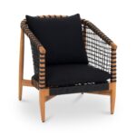 Kuna Outdoor Lounge Chair Black CV-1018-02 CV 1018 02 01