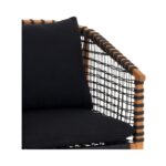 Kuna Outdoor Lounge Chair Black CV-1018-02 CV 1018 02 04