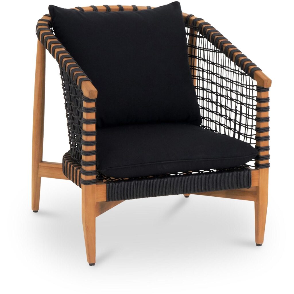 Kuna Outdoor Lounge Chair Black - Image 2